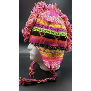multi color unisex mohawk trapper hat +